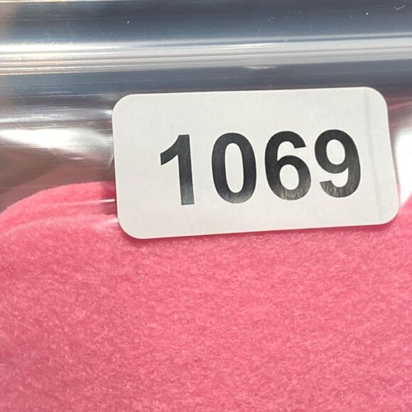 1069 Gretchen Reading Glasses 2.5 Square Clear Pink Frames Oversize NWT - Picture 10 of 10